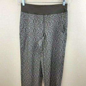 Lands End XSP XS Petite Everyday Active Pants Taupe Olive Space Dye Pockets